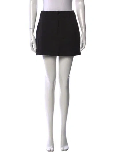 Pre-owned Dissh Mini Skirt In Black