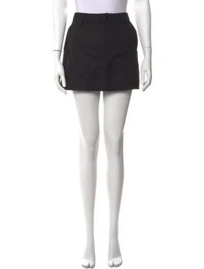 Pre-owned Dissh Mini Skirt In Black
