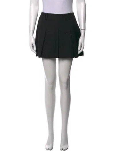 Pre-owned Dissh Mini Skirt In Black