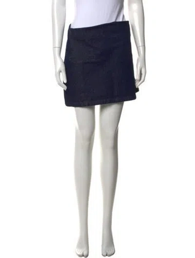 Pre-owned Dissh Mini Skirt In Blue