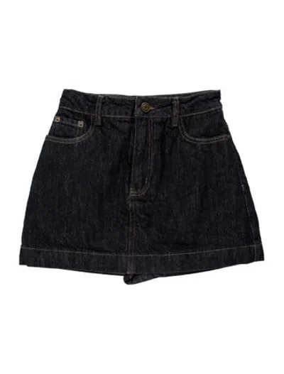 Pre-owned Dissh Mini Skirt In Blue