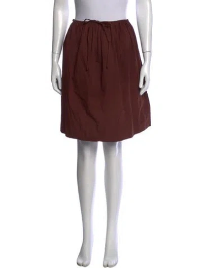 Pre-owned Dissh Mini Skirt In Brown