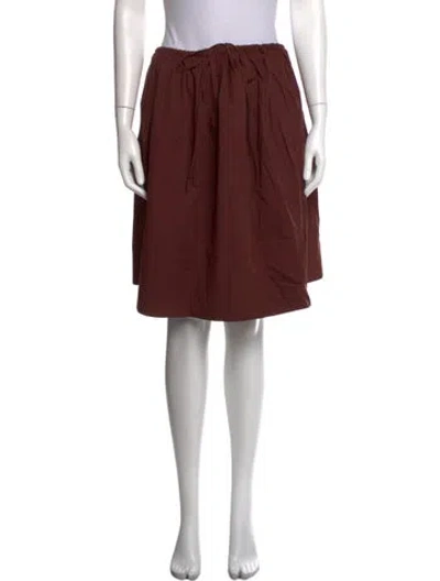 Pre-owned Dissh Mini Skirt In Brown