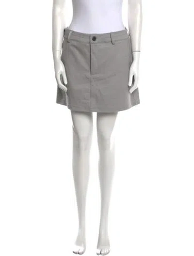 Pre-owned Dissh Mini Skirt In Neutral