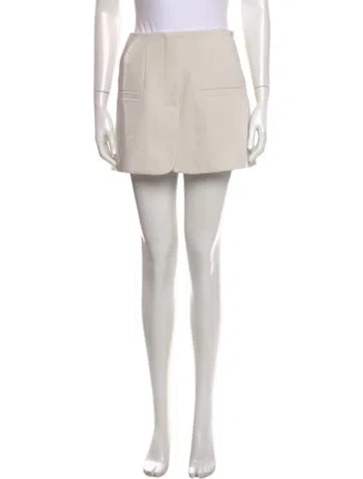 Pre-owned Dissh Mini Skirt In Neutral