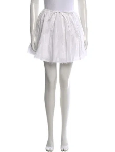 Pre-owned Dissh Mini Skirt In Neutral