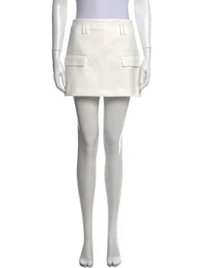 Pre-owned Dissh Mini Skirt In Neutrals