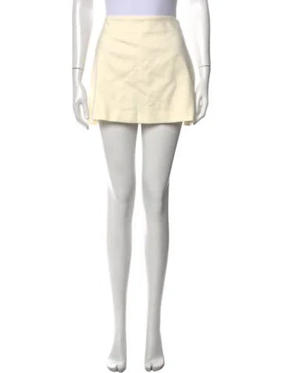 Pre-owned Dissh Mini Skirt In Neutrals