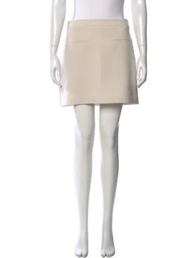 Pre-owned Dissh Mini Skirt In Neutrals