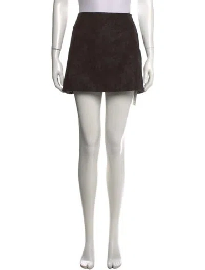 Pre-owned Dissh Mini Skirt W/ Tags In Brown
