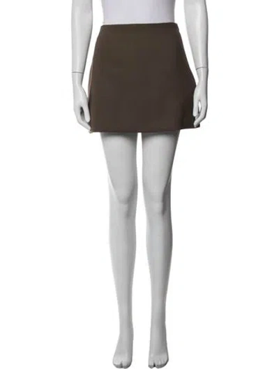 Pre-owned Dissh Mini Skirt W/ Tags In Brown
