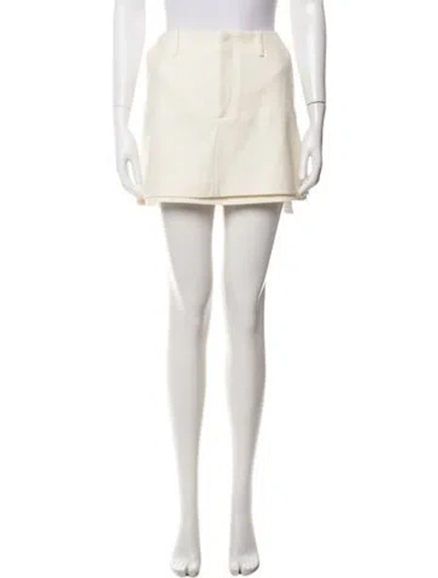 Pre-owned Dissh Mini Skirt W/ Tags In Neutrals