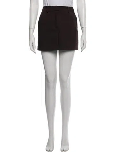 Pre-owned Dissh Mini Skirt In White