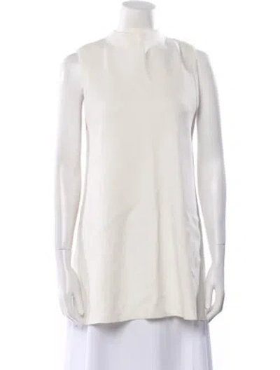 Pre-owned Dissh Mock Neck Mini Dress In Neutral