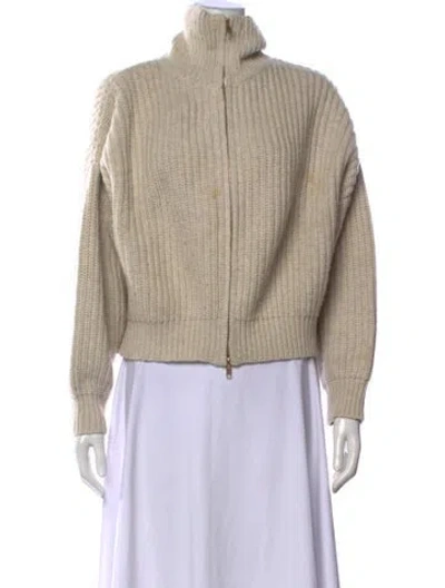 Pre-owned Dissh Mock Neck Sweater In Neutral