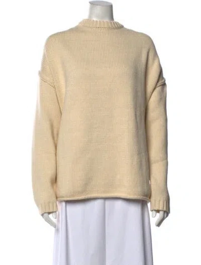 Pre-owned Dissh Mock Neck Sweater In Neutrals