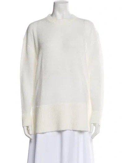 Pre-owned Dissh Mock Neck Sweater W/ Tags In White
