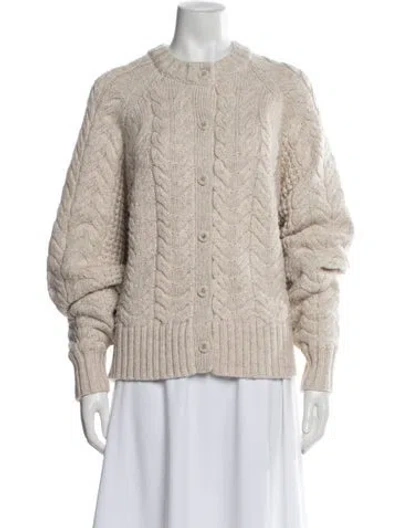 Pre-owned Dissh Nylon Crew Neck Sweater In Neutrals