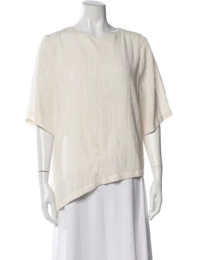 Pre-owned Dissh Nylon Crew Neck Top In Neutral