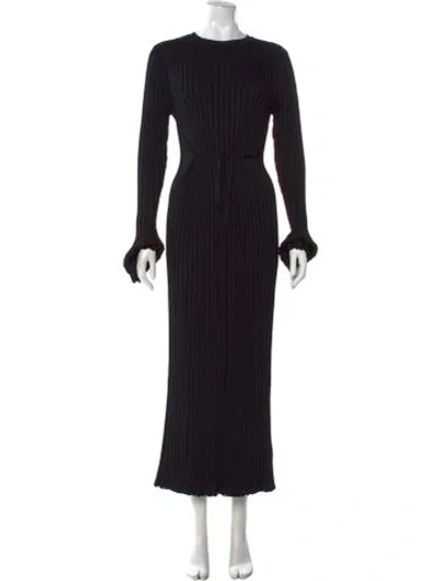 Pre-owned Dissh Nylon Long Dress In Black
