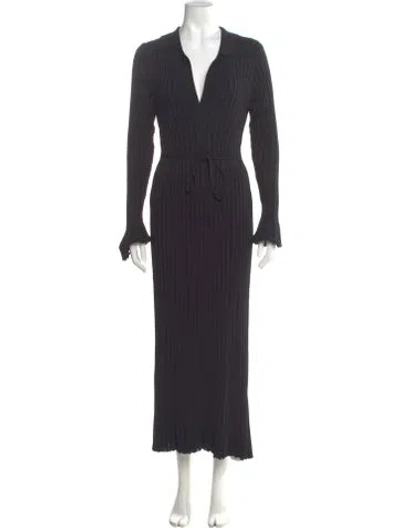 Pre-owned Dissh Nylon Long Dress In Gray