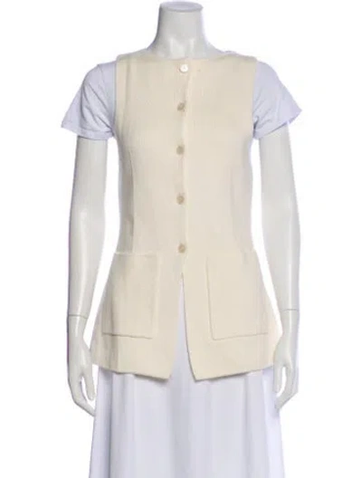 Pre-owned Dissh Nylon Vest In Neutral