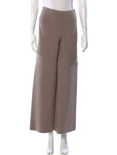 Pre-owned Dissh Nylon Wide Leg Pants In Brown