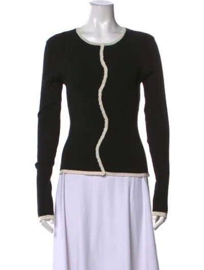 Pre-owned Dissh Open Front Sweater In Black