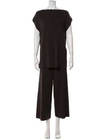 Pre-owned Dissh Pant Set In Brown