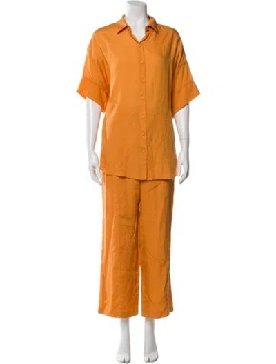 Pre-owned Dissh Pant Set In Orange