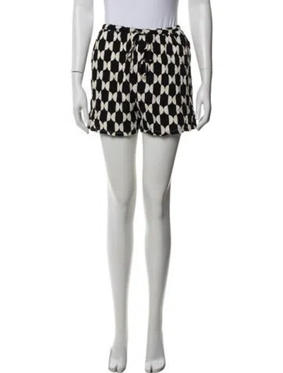 Pre-owned Dissh Patterned Mini Shorts In Neutrals