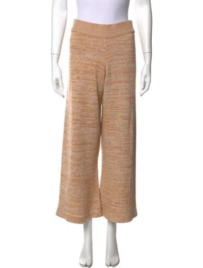 Pre-owned Dissh Patterned Wide Leg Pants In Neutral
