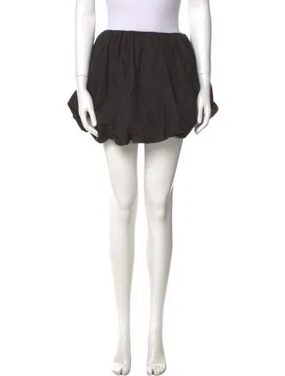 Pre-owned Dissh Pleated Accents Mini Skirt In Black