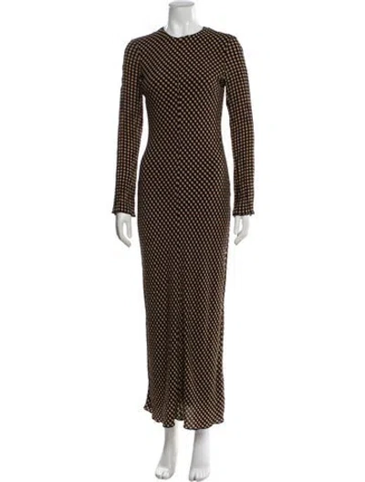 Pre-owned Dissh Printed Long Dress In Multi