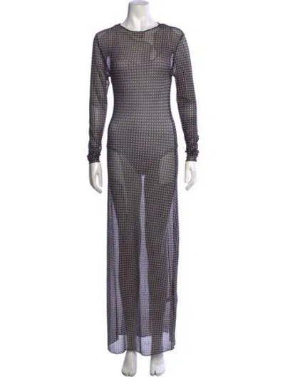 Pre-owned Dissh Printed Long Dress In Multicolor