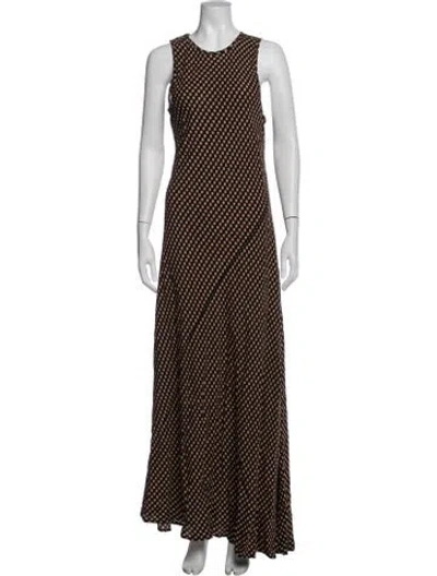 Pre-owned Dissh Printed Long Dress In Multicolor