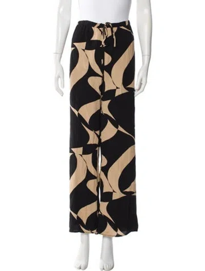 Pre-owned Dissh Printed Wide Leg Pants In Multi