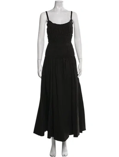 Pre-owned Dissh Scoop Neck Long Dress W/ Tags In Black