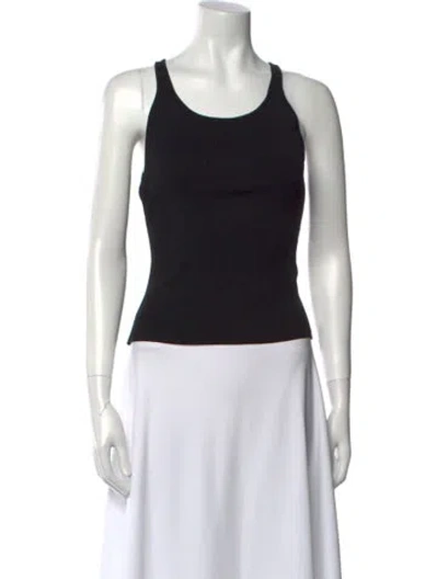 Pre-owned Dissh Scoop Neck Sleeveless Top W/ Tags In Black