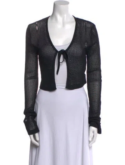 Pre-owned Dissh Scoop Neck Sweater W/ Tags In Black