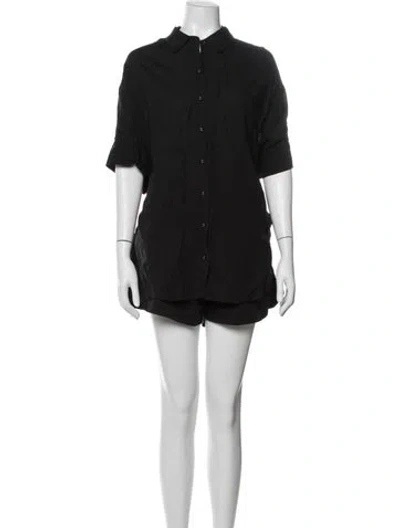 Pre-owned Dissh Short Set In Black