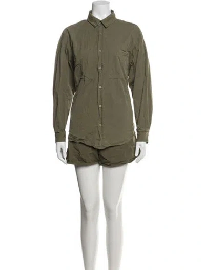 Pre-owned Dissh Short Set In Green