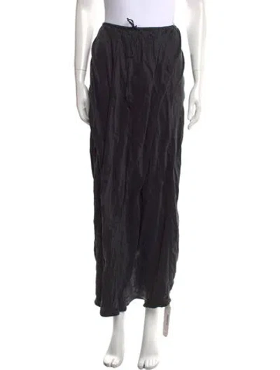 Pre-owned Dissh Silk Midi Length Skirt In Black