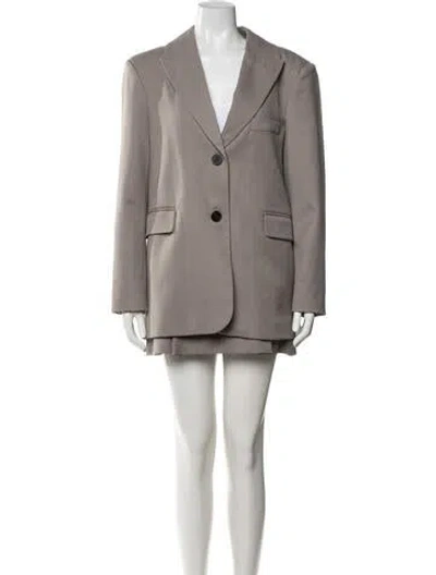 Pre-owned Dissh Skirt Suit In Neutrals
