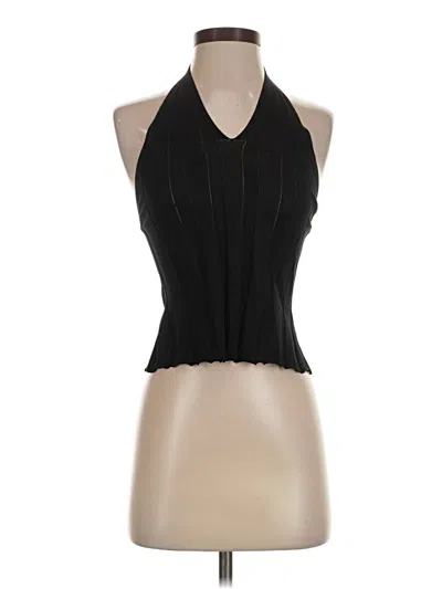 Pre-owned Dissh Sleeveless Blouse In Black