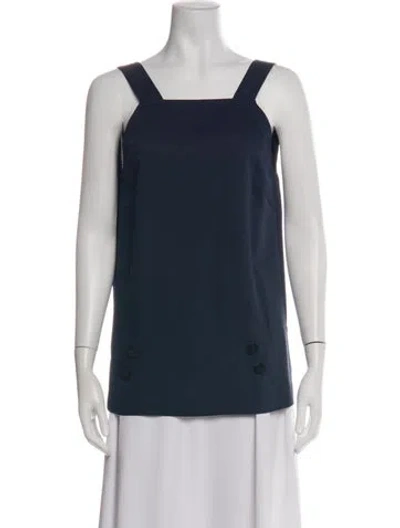 Pre-owned Dissh Square Neckline Sleeveless Top W/ Tags In Green
