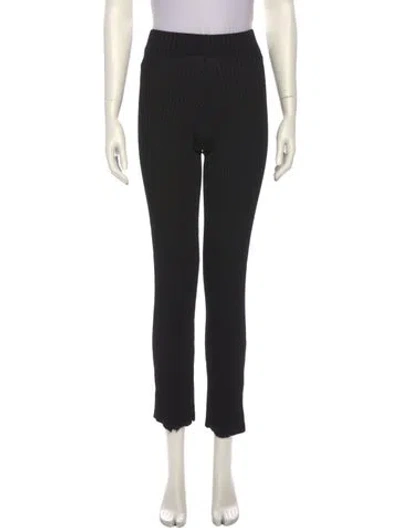 Pre-owned Dissh Straight Leg Pants In Black