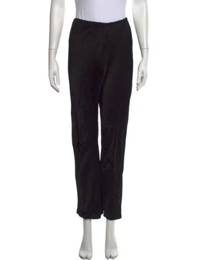Pre-owned Dissh Straight Leg Pants In Black