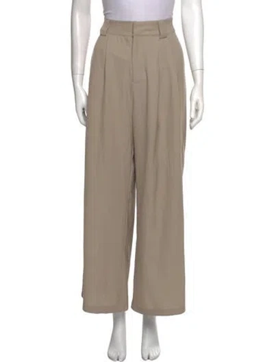 Pre-owned Dissh Straight Leg Pants In Neutral