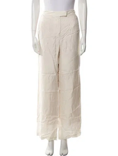 Pre-owned Dissh Straight Leg Pants In Neutral